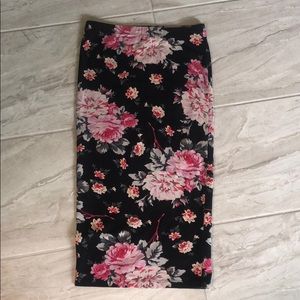 Express Floral Pencil skirt